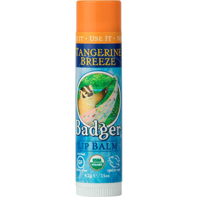 Badger Organic Lip Balm Tangerine Breeze 0.15 oz