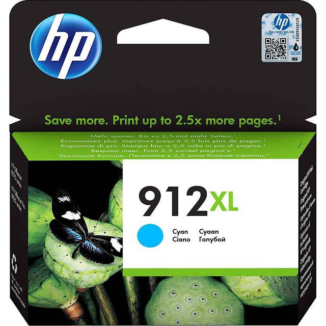HP 912XL (3YL81AE) cyan bläckpatron hög kapacitet (original)