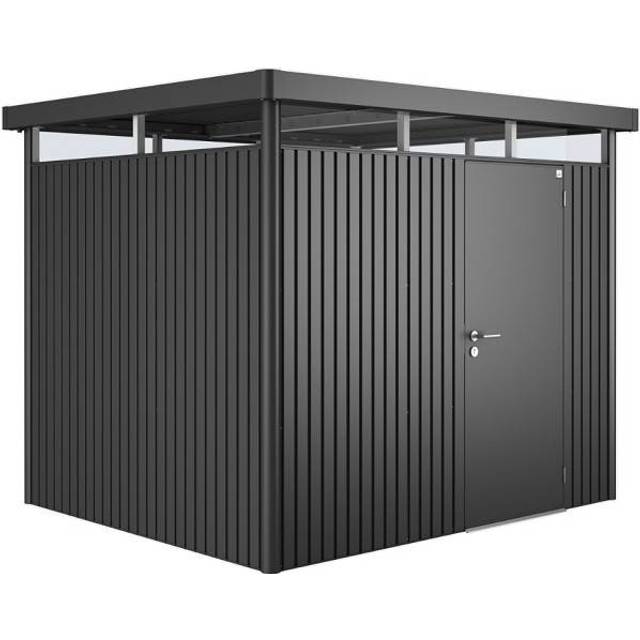 Förråd Biohort Highline H3 Standarddörr Metallic Mörkgrå 5,34M²