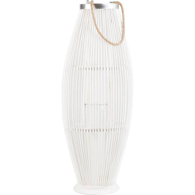 Lantern TAHITI Bamboo Wood 84 cm Black