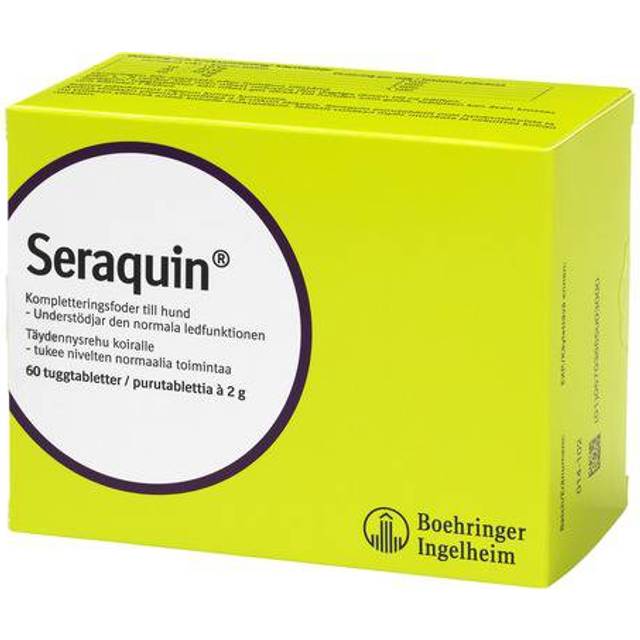 Seraquin tuggtablett för hund 2 g 60 st