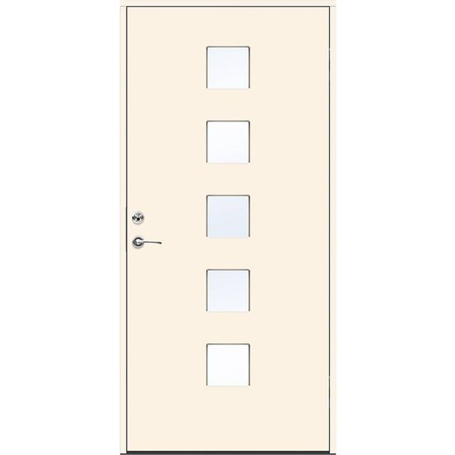 Ytterdörr Swedoor Character Dice Vit (10 x 21, Vänsterhängd)