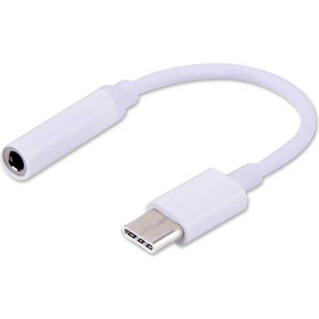 SAVIO AK-35/B - USB-C till uttagsadapter för hörlurar - 12 cm
