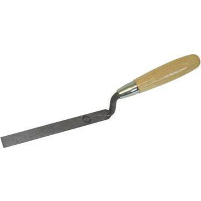 C.K Finger Trowel Flat Carbon Steel Wood Handle 10x175mm