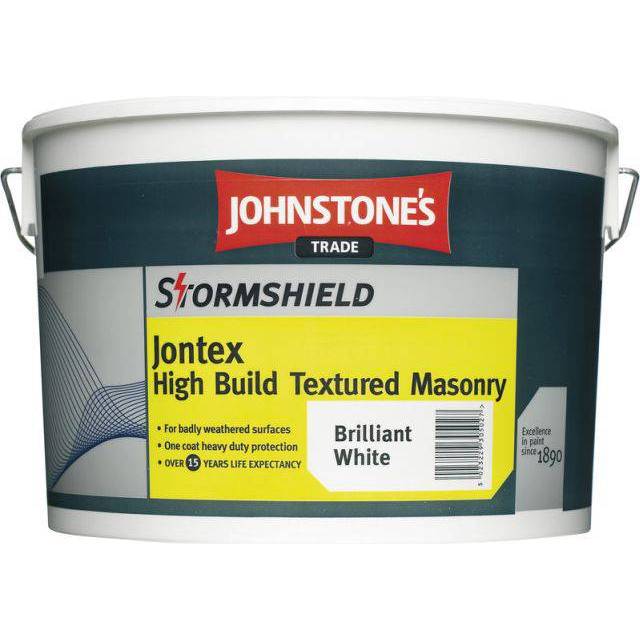 Johnstones Trade - Jontex High Build Masonry Brilliant White 10L