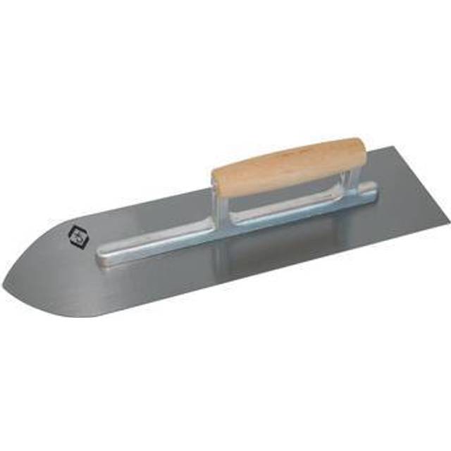CK Flooring Trowel Carbon Steel Wood Grip 405x115mm