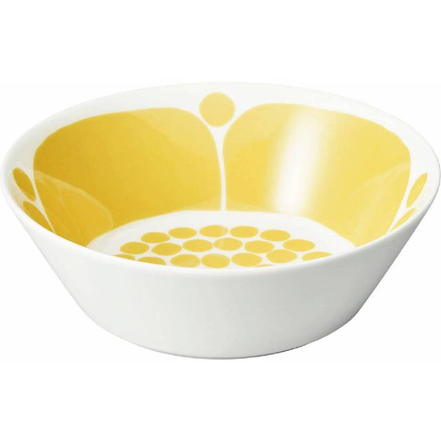 Arabia Sunnuntai deep plate Ø17 cm Yellow
