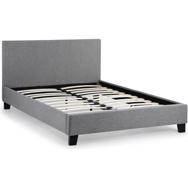 Julian Bowen Rialto King Size Light Grey Linen Bed