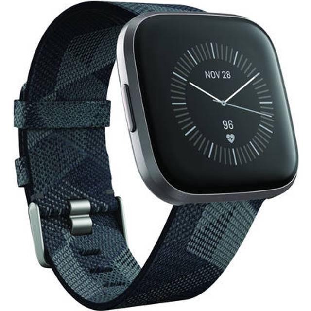 Fitbit Versa 2 Health & Fitness Smartwatch SE (NFC), Charcoal - Iron Mist Grey Aluminum