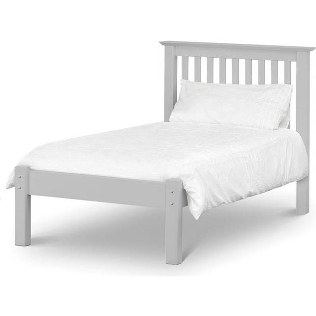 Julian Bowen Barcelona 4ft6 Double Dove Grey Wooden Bed Frame Low Footend