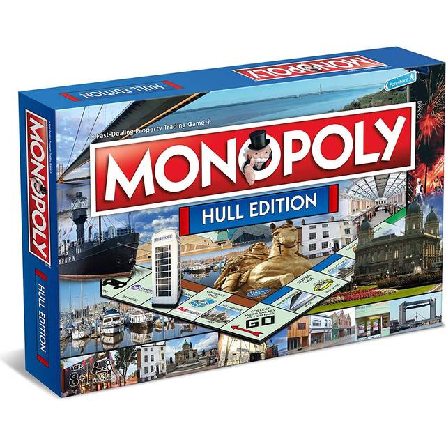 Hull Monopoly Board Game, Advance to Humber Bridge, Hull City Hall, Hull City FC and trade your way to success, 2â6 players makes a great gift for