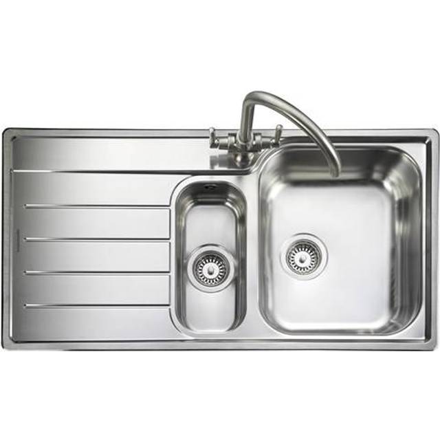 Rangemaster OL9852 Oakland 1.5 Kitchen Sink, Stainless Steel