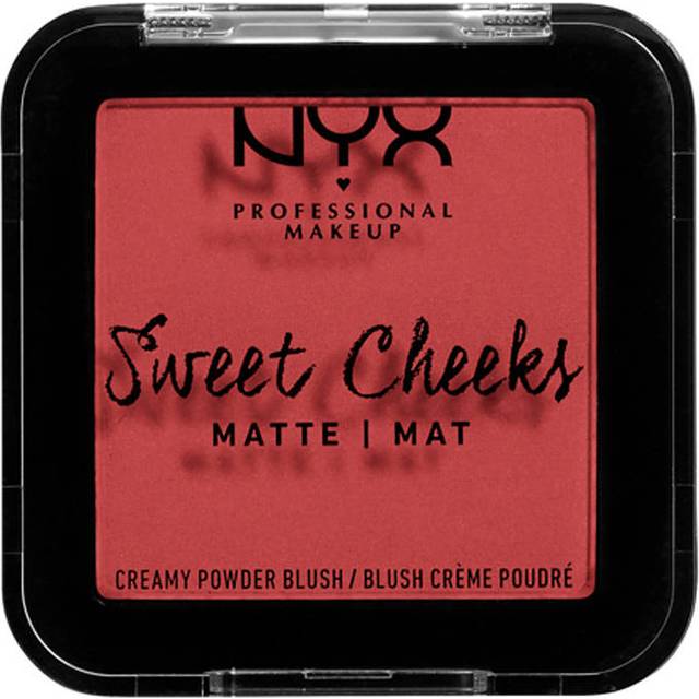 NYX Professional Makeup Sweet Cheeks Creamy Powder Blush Matte Citrine Rose 4