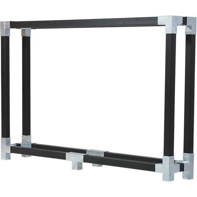 Plus PLUS Cubic Vedvägg 286x50x188 cm - Beige Vedförvaring Beige,Guld,Mässing Trä