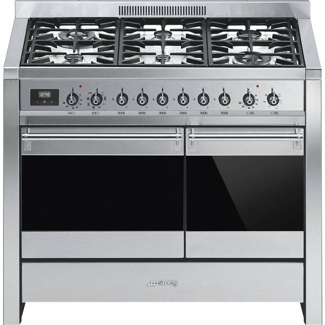 Smeg A2-81 Classic Opera 100cm Dual Fuel Range Cooker - Stainless Steel