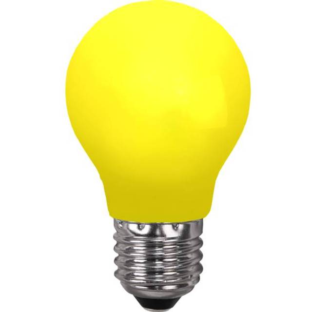 LED lampa E27 | A55 | Gul | utomhus | 0.9W [Star Trading]