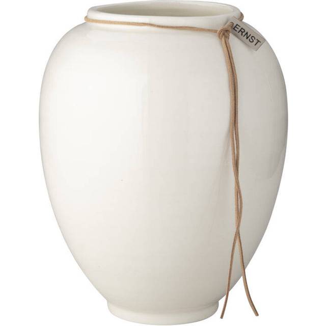 Ernst - Vas 22 Cm - Vitglaserad