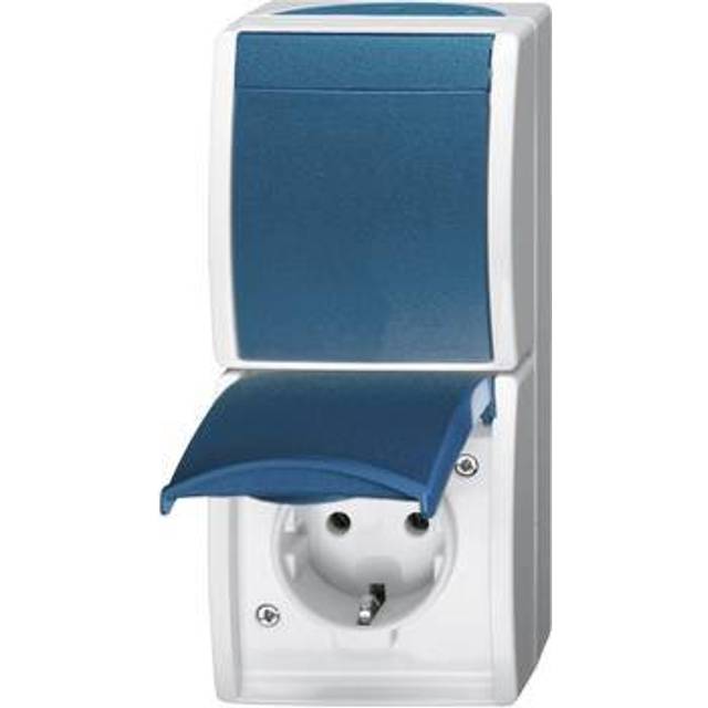 2601/6/20 EW-53 - Combination switch/wall socket outlet 2601/6/20 EW-53