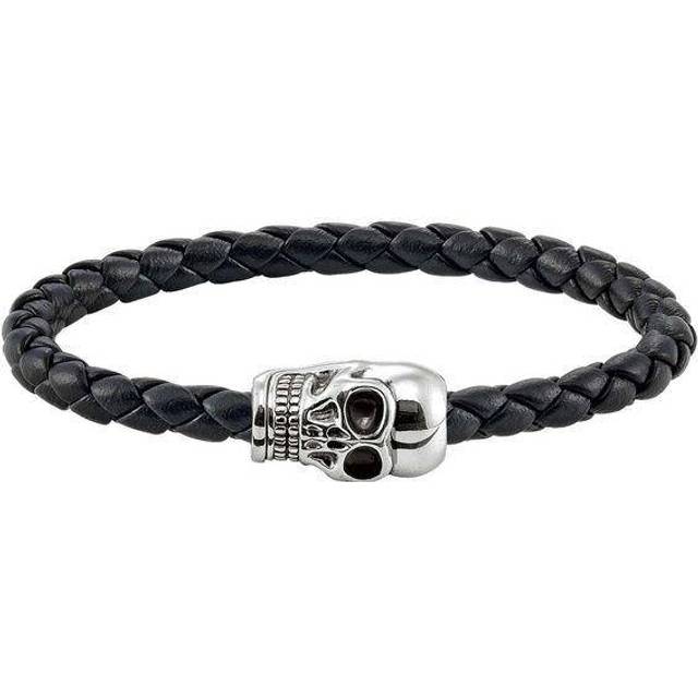 Unisex Bracelet Thomas Sabo UB0018-823-11 Silver Black 18,5 cm 16,5 cm