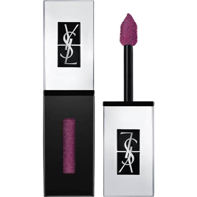 Yves Saint Laurent The Holographics #503 Neon Plum Liquid Lipstick Glossy Stain
