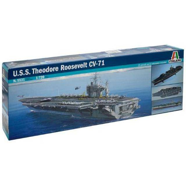 U.S.S.  ROOSEVELT CV-71 - SHIPS 1:720 - Italeri 5531