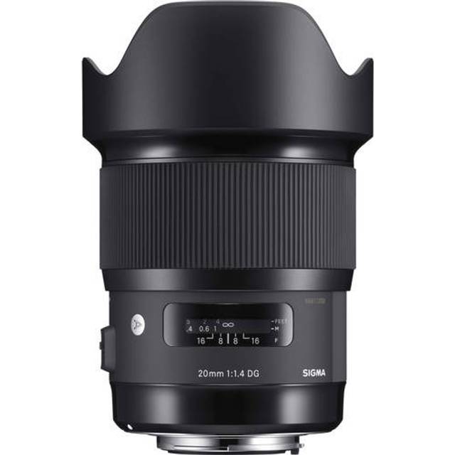 Sigma 20mm f/1.4 DG HSM Art Camera Lens for Leica L Mount Cameras in Black