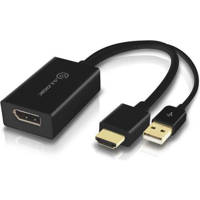ALOGIC Premium Male HDMI to Female DisplayPort Adapter