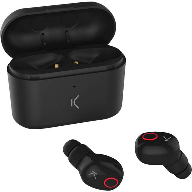 KSIX Free PODS 100% trådlösa hörlurar med mikrofon (vit)