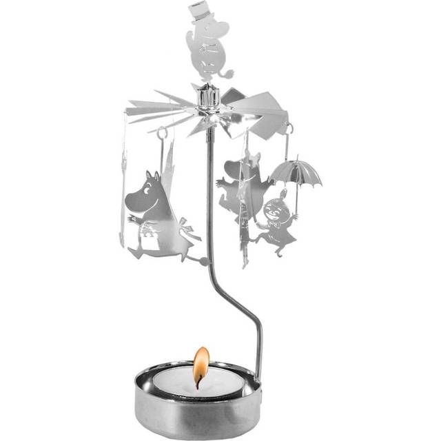 Pluto Design Mumin änglaspel Muminfamiljen - Silverfärgad