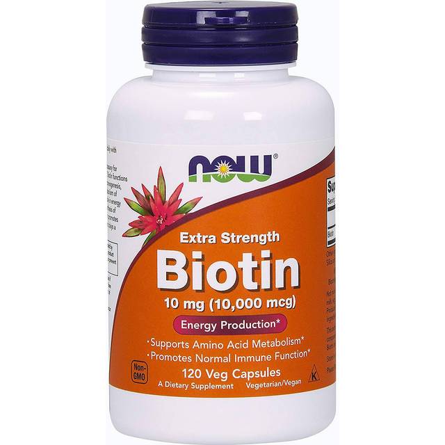 NOW Foods  Biotin  5 000 mcg  120 Veg Capsules