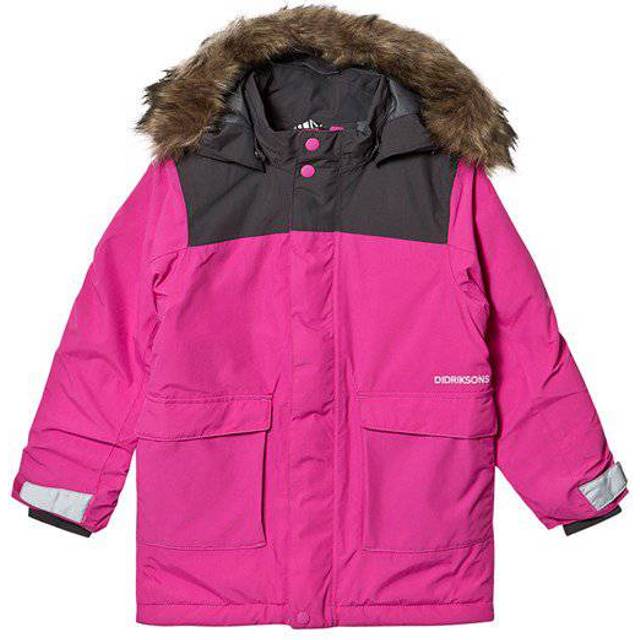 Didriksons Kure Parka, Plastic Pink 90