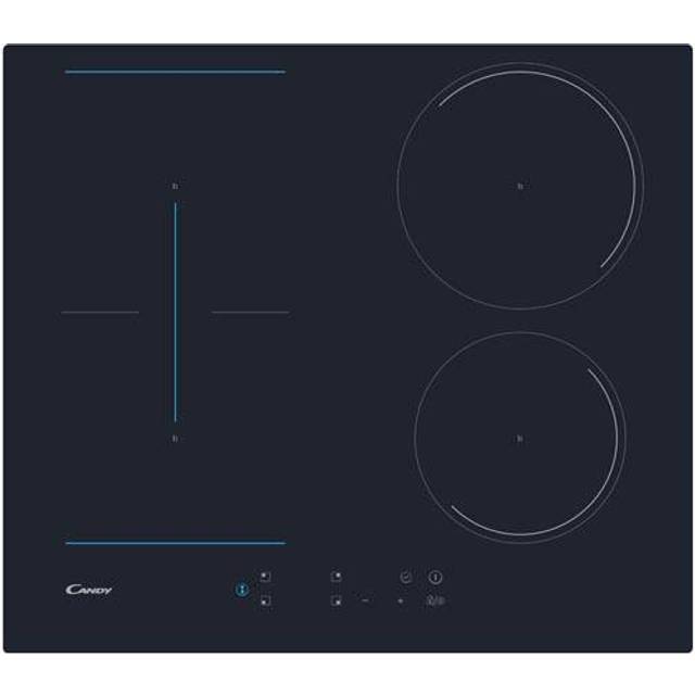 Candy CTP643C 59cm Four Zone Electric Black Induction Hob