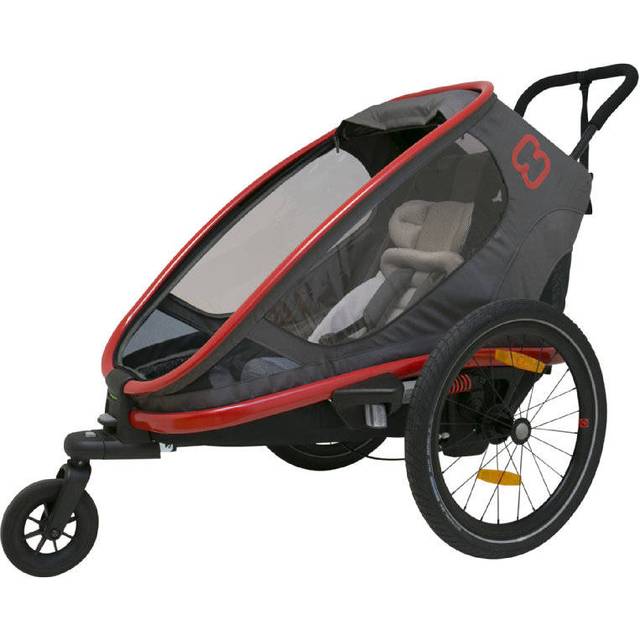Hamax Outback ONE Cykelvagn, Red/Black