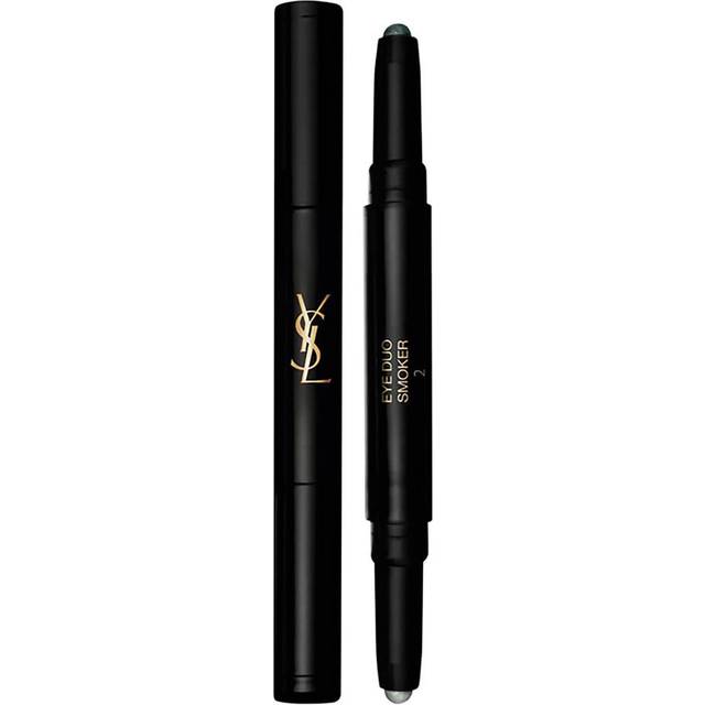Yves Saint Laurent Eye Duo Smoker Long Lasting Creamy Eye Shadow Duo -  2 Smoky Green 2x0.8g0.03oz