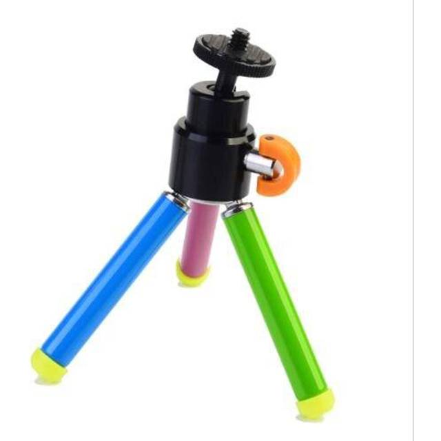 Polaroid 8 Color Heavy Duty Mini Tripod With Pan Head With Tilt For Polaroid Z2300  Z340 Digial Instant Print Cameras (Black)
