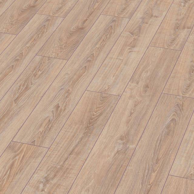 Kronotex Whitewashed Oak - Exquisite 8mm Laminate Flooring (54182)