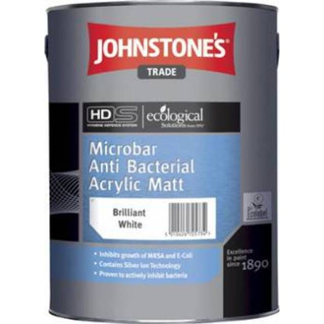 Johnstones Trade - Microbarr Anti Bacterial Acrylic Matt Brilliant White 5L