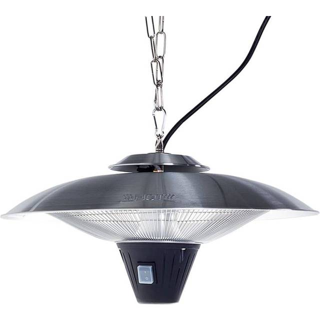Beliani - Modern Outdoor Garden Heater Ceiling Mounted Round Patio Silver Kaba