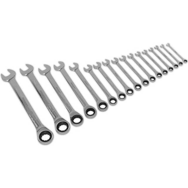 Sealey S01156 17 Piece Combination Ratchet Spanner Set