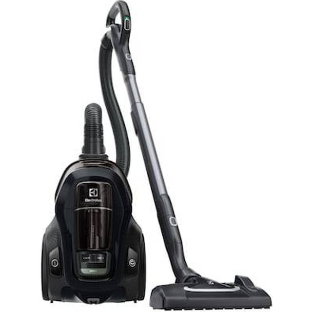 Electrolux Påslös Dammsugare Pure C9 PC91-GREEN, 7-Stegs filtreringssystem, Påslös dammsugning, Gjord av 60% återvunnen plast, Inkl. Munstycke för golv, 3-i-1 Munstycke, 650 W, 12 m räckvidd, Svart