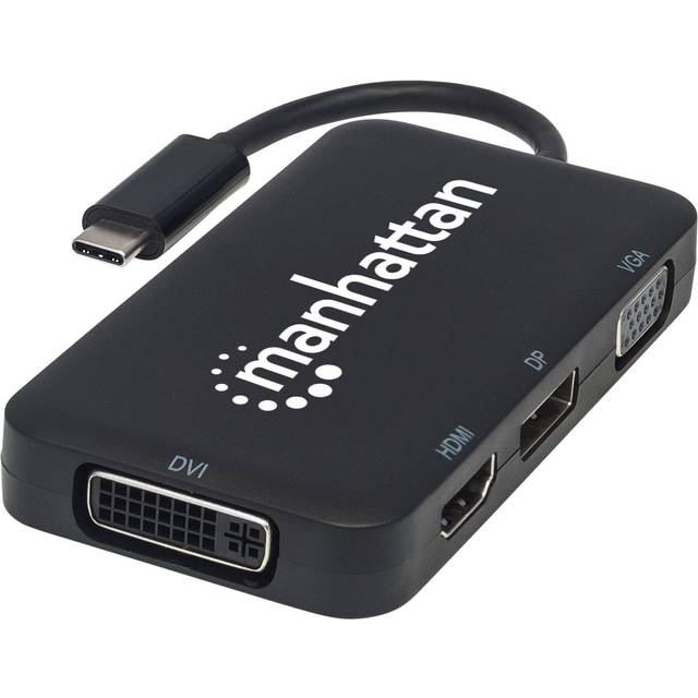 Manhattan 152600 Usb Type C Docking Station for Monitor/Projector Hdmi Dvi 152600
