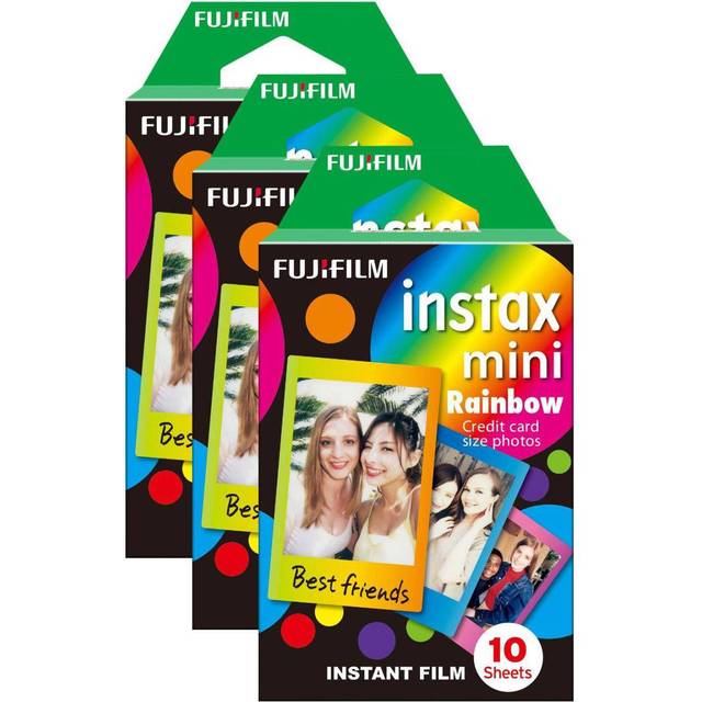 Fujifilm Instax Mini Instant Photo Film - Rainbow (Pack of 30)