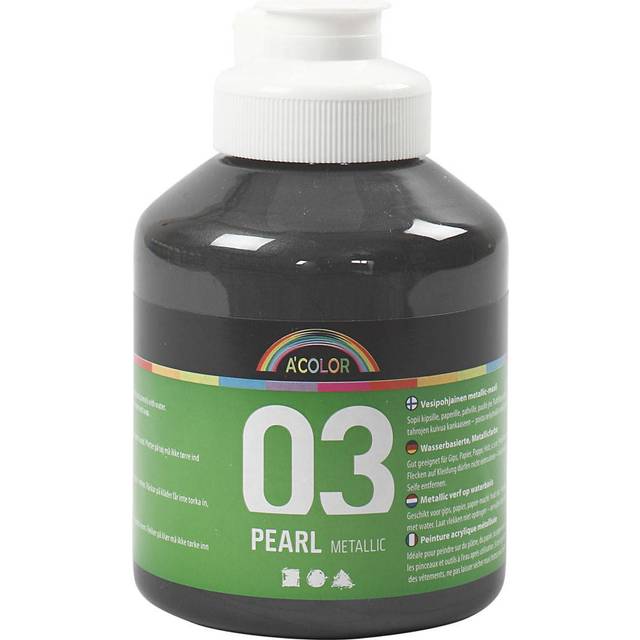 Akrylfärg Kids Acrylic - Metallic Svart - 500 ml