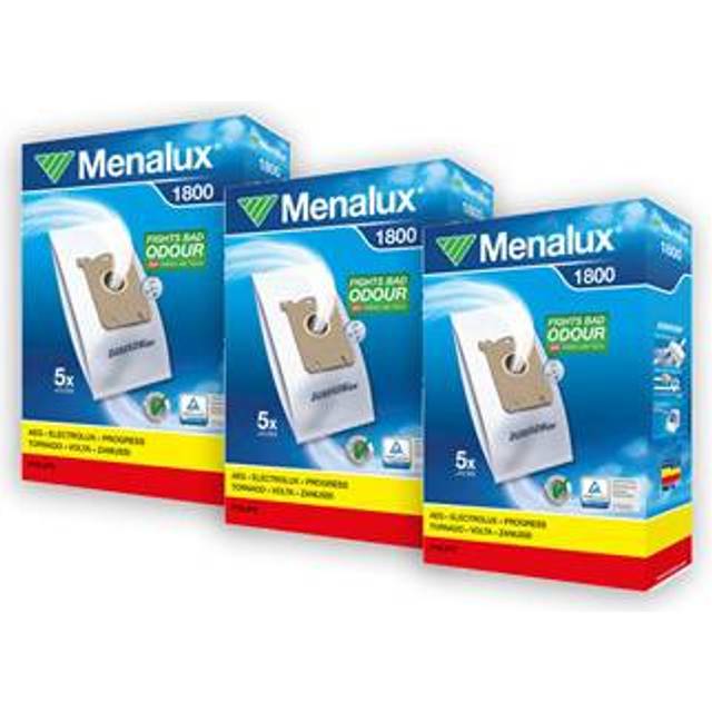 Menalux 1800VP – värdepaket – 15 dammpåsar Allergy Plus-filter + 3 motorfilter