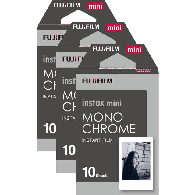 Fujifilm Instax Mini Instant Photo Film - Monochrome (Pack of 30)