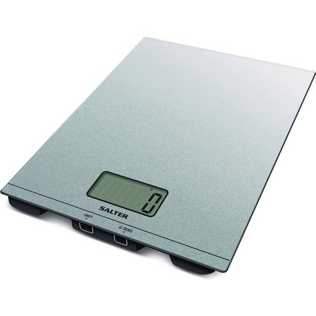 Salter Glass Electronic Scale - Black, Black