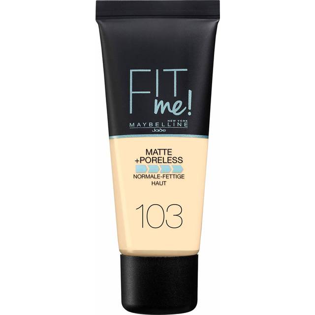 Maybelline New York Fit me! Matt & poreless smink nr 103 Pure Ivory, 30 ml