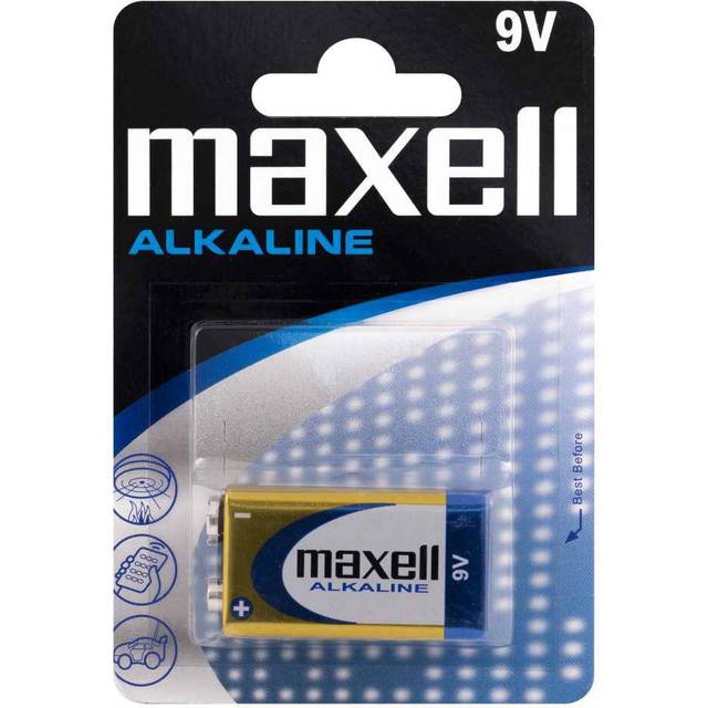 Maxell 6LR61 9V Alkaline Battery