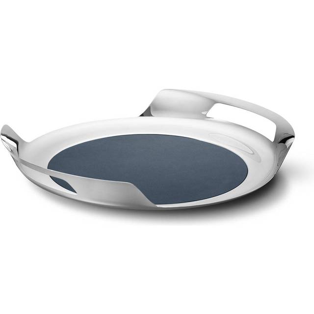 Georg Jensen - Helix Tray - Serveringsbrickor - Bernadotte &amp; Kylberg - Läder/Metall