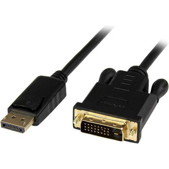 StarTech.com 1,8 m aktiv DisplayPort till DVI-adapter/konverteringskabel - DP till DVI 1920x1200 - Svart